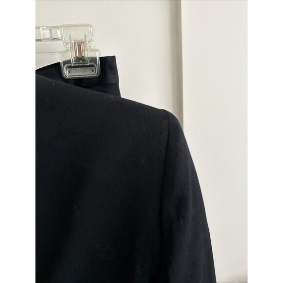 VTG CHRISTIAN DIOR Black Jacket Wool Sculptural Blazer Suit pencil Skirt Sz 8 S - Picture 7 of 12